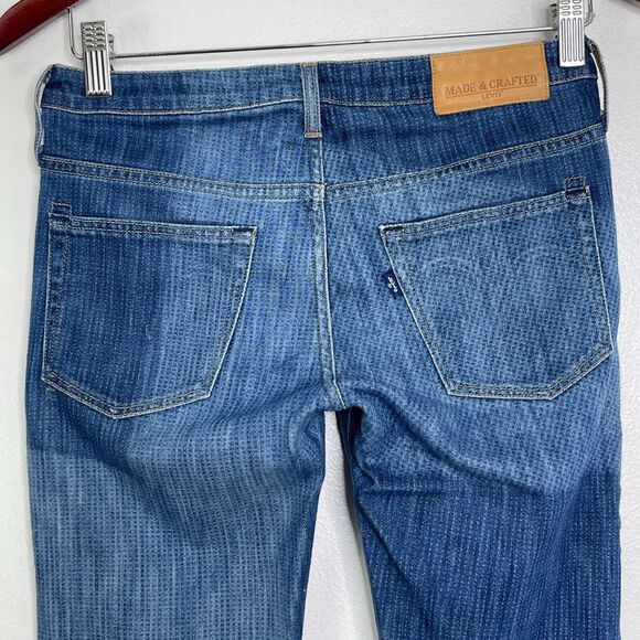 Levi's Made & Crafted Pins Raw Hem Skinny Jeans Women's Size 24 - Picture 5 of 14